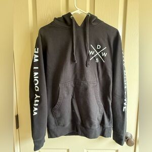 WDW Why Don’t We Eight Letters Concert Sweatshirt Black and White Size Small